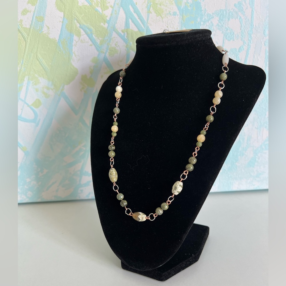 “Sarah” a Gemstone necklace by JILpeaces